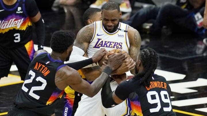 Phoenix Suns - Los Angeles Lakers - Chris Paul - Devin Booker - LeBron James - Anthony Davis